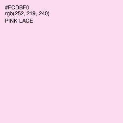 #FCDBF0 - Pink Lace Color Image