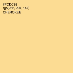 #FCDC93 - Cherokee Color Image