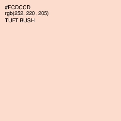 #FCDCCD - Tuft Bush Color Image