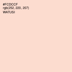 #FCDCCF - Watusi Color Image