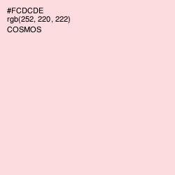 #FCDCDE - Cosmos Color Image