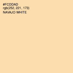 #FCDDAD - Navajo White Color Image