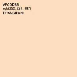 #FCDDBB - Frangipani Color Image