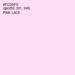 #FCDDF5 - Pink Lace Color Image