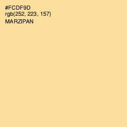 #FCDF9D - Marzipan Color Image
