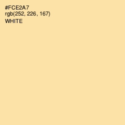#FCE2A7 - Cream Brulee Color Image