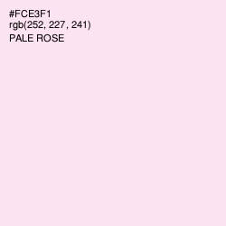 #FCE3F1 - Pale Rose Color Image