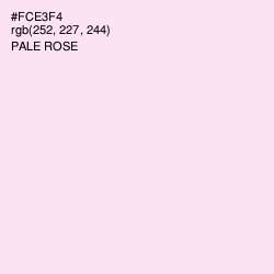 #FCE3F4 - Pale Rose Color Image