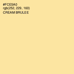 #FCE5A0 - Cream Brulee Color Image