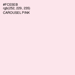 #FCE5EB - Carousel Pink Color Image