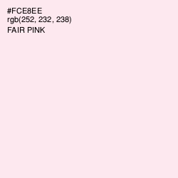 #FCE8EE - Fair Pink Color Image