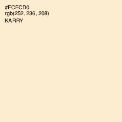 #FCECD0 - Karry Color Image