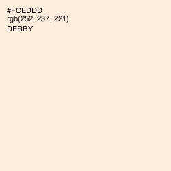 #FCEDDD - Derby Color Image