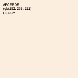 #FCEEDE - Derby Color Image