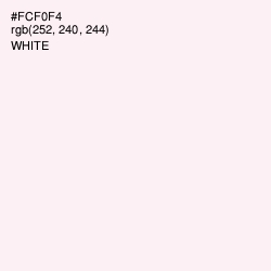 #FCF0F4 - Lavender blush Color Image