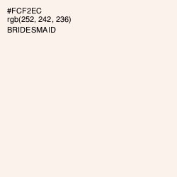 #FCF2EC - Bridesmaid Color Image