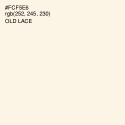 #FCF5E6 - Old Lace Color Image