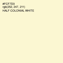 #FCF7D3 - Half Colonial White Color Image