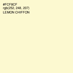 #FCF8CF - Lemon Chiffon Color Image