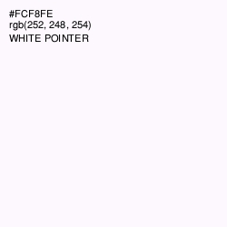 #FCF8FE - White Pointer Color Image