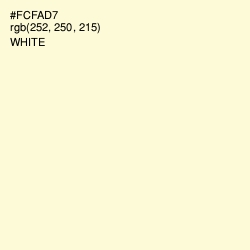 #FCFAD7 - Cumulus Color Image