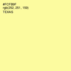 #FCFB9F - Texas Color Image