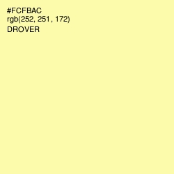 #FCFBAC - Drover Color Image