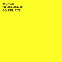 #FCFC26 - Golden Fizz Color Image