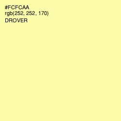 #FCFCAA - Drover Color Image