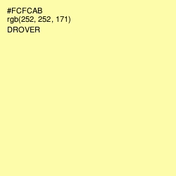#FCFCAB - Drover Color Image