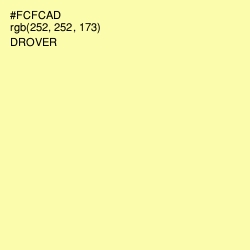 #FCFCAD - Drover Color Image