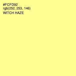 #FCFD92 - Witch Haze Color Image