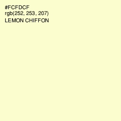 #FCFDCF - Lemon Chiffon Color Image