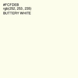 #FCFDEB - Buttery White Color Image