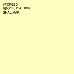 #FCFEBD - Shalimar Color Image