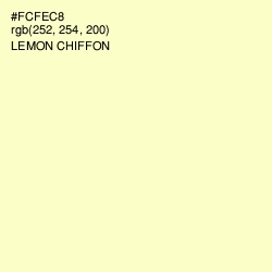 #FCFEC8 - Lemon Chiffon Color Image