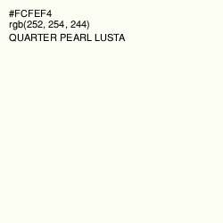 #FCFEF4 - Quarter Pearl Lusta Color Image