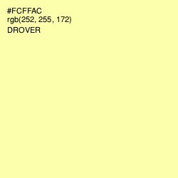 #FCFFAC - Drover Color Image