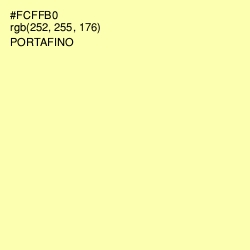 #FCFFB0 - Portafino Color Image