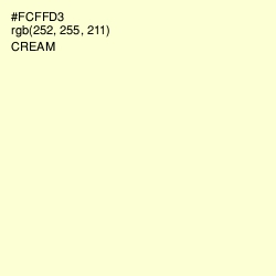 #FCFFD3 - Cream Color Image