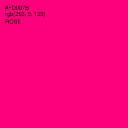 #FD007B - Rose Color Image