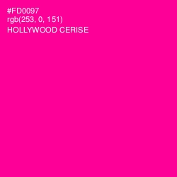 #FD0097 - Hollywood Cerise Color Image