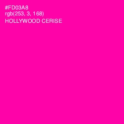 #FD03A8 - Hollywood Cerise Color Image