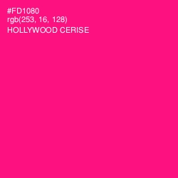 #FD1080 - Hollywood Cerise Color Image