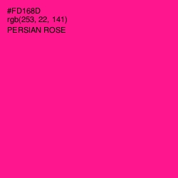 #FD168D - Persian Rose Color Image