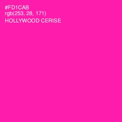 #FD1CAB - Hollywood Cerise Color Image