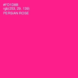 #FD1D8B - Persian Rose Color Image