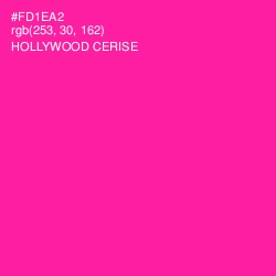 #FD1EA2 - Hollywood Cerise Color Image