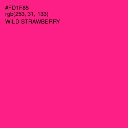 #FD1F85 - Wild Strawberry Color Image