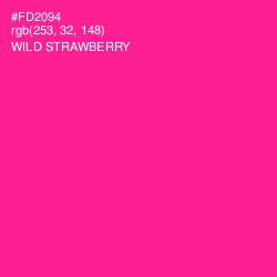 #FD2094 - Wild Strawberry Color Image